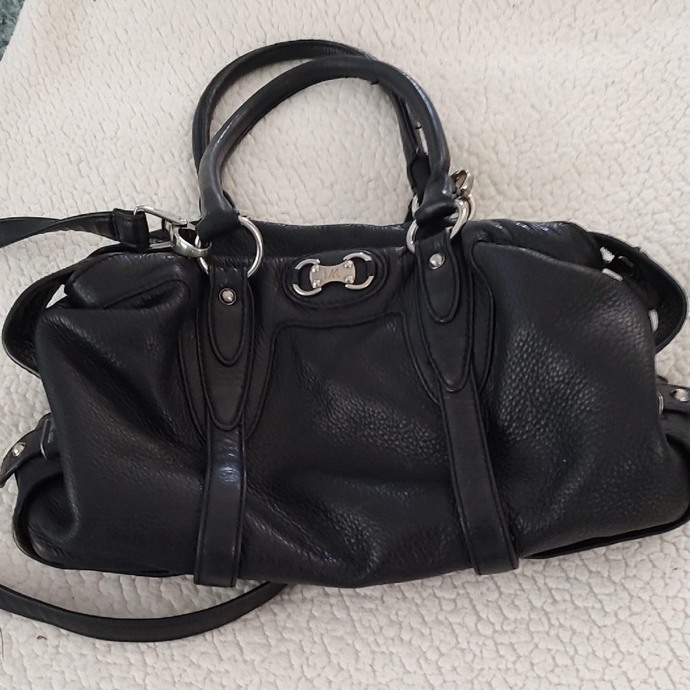 Michael kors Elegant Black Leather Handbag